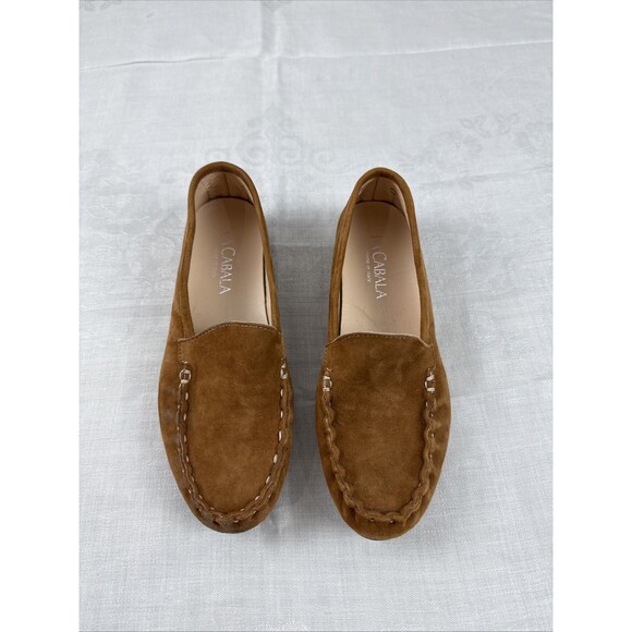 La Cabala Womens Size 36 1/2 Suede Driver Moccasin Made in Italy Loafers Flats - Picture 1 of 9